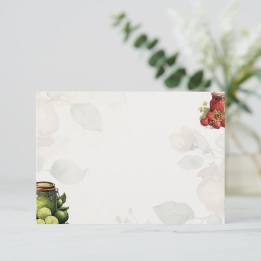 Marmalade Basic Blank Recept Kaart (Staand voorkant)