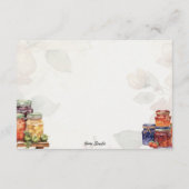 Marmalade Basic Blank Recept Kaart (Achterkant)