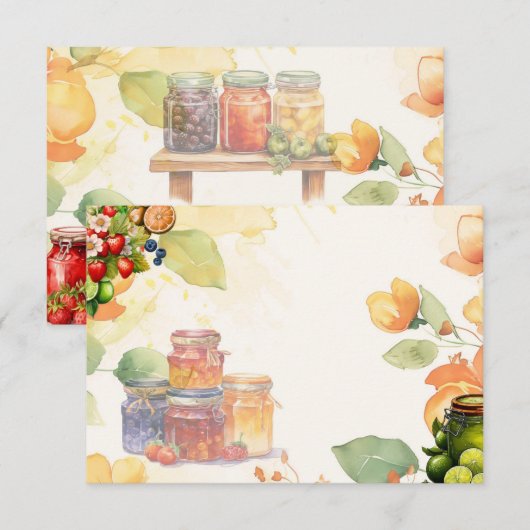 Marmalade Blank Recept Kaart (Voorkant / Achterkant)