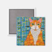Marmalade Cat Magneet (Voorkant / Achterkant)