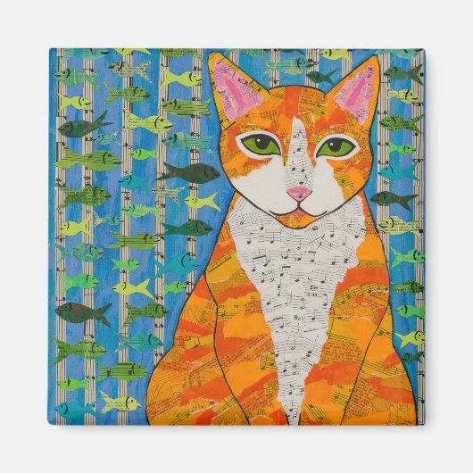 Marmalade Cat Magneet (Voorkant)