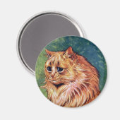 Marmalade Cat met Blue Eyes Magneet (Voorkant / Achterkant)