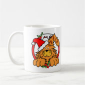 Marmalade Cat met Kerstmis Koffiemok (Links)