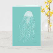 Marmalade de Jellyfish Kaart (Gele Bloem)