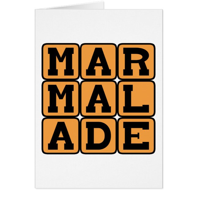 Marmalade, fruitreserve (Voorkant)