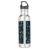 Marmalade kat in sneeuw waterfles  (Achterkant)