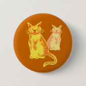 Marmalade katten ronde button 5,7 cm (Voorkant)