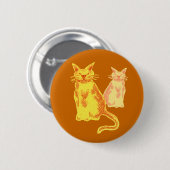 Marmalade katten ronde button 5,7 cm (Voorkant /achterkant)