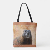 Marmalade Marmot Canvas tas (Achterkant)