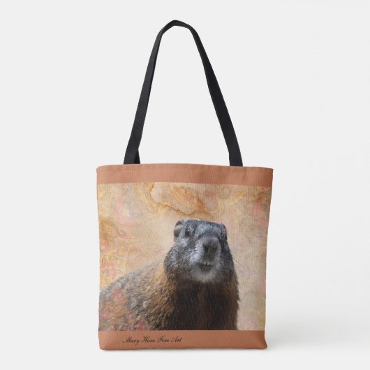 Marmalade Marmot Canvas tas (Achterkant)