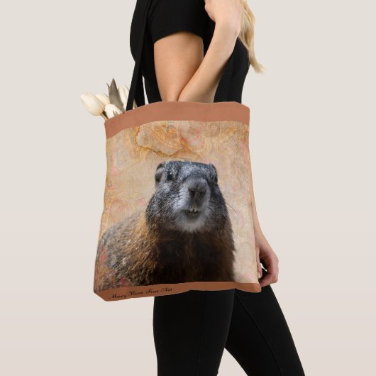 Marmalade Marmot Canvas tas (Dichtbij)