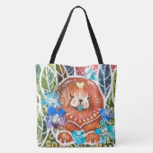 MARMALADE MISS Chow hond Tote Bag (Achterkant)