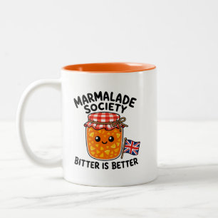 Marmalade Society Grappige Pot Cartoon Tweekleurige Koffiemok