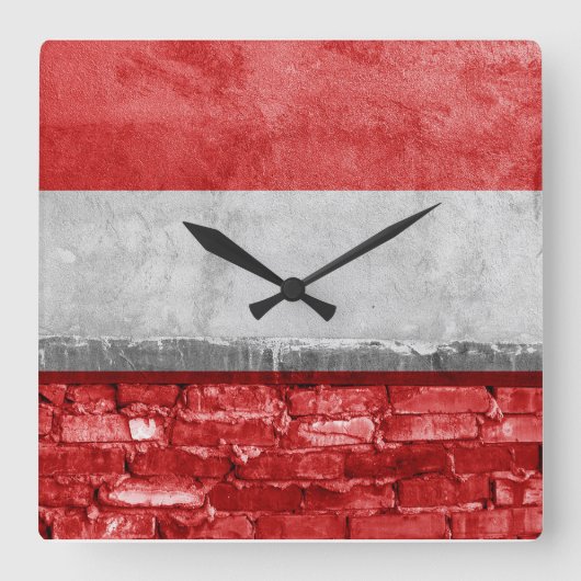 Marmand Vierkante Klok (Voorkant)