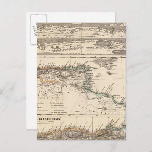 Marmarica, Cyrenaica, Afrika, Numidia Briefkaart (Voorkant / Achterkant)