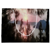 Marmaris Sunset omgevormd door palmbomen Groot Cadeauzakje (Achterkant)