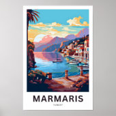 Marmaris Turkije Reisprint Poster (Voorkant)