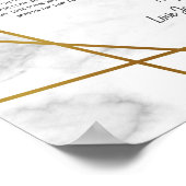 marmer 70 redenen waarom ik van je hou poster (Hoek)