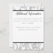 Marmer Aanvullende Info Card Kaart (Voorkant)