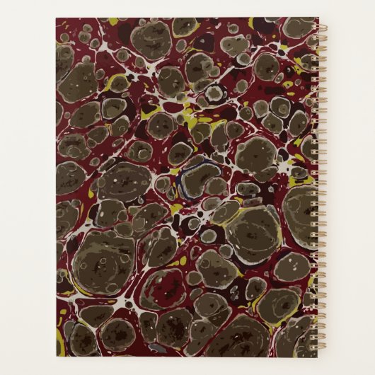 Marmer Abstract Planner (Achterkant)