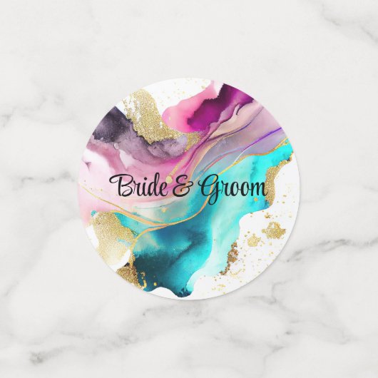 Marmer Abstracte Confetti (Kleine voorkant)