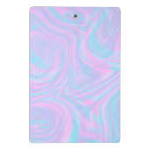 Marmer Abstracte Homemade Cake Bakery Mini Klembord (Achterkant)