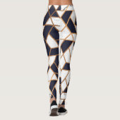 Marmer Abstracte mozaïek Leggings (Achterkant)