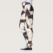 Marmer Abstracte mozaïek Leggings (Links)