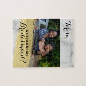 Marmer achtergrond Bridesmaid Voorstel Marmer Foto Legpuzzel (Horizontaal)