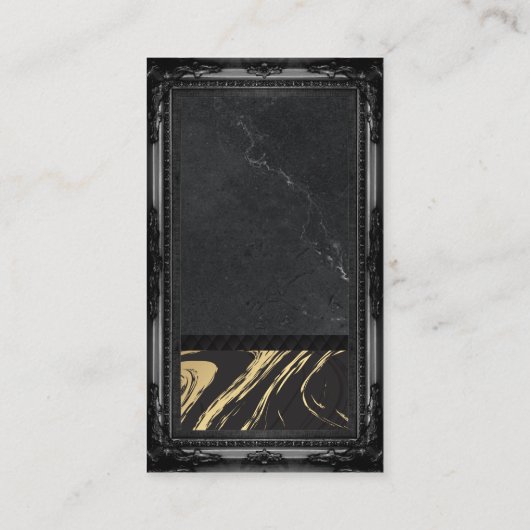 Marmer Achtergrond |  LIJST Visitekaartje (Achterkant)