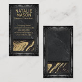 Marmer Achtergrond |  LIJST Visitekaartje (Voorkant / Achterkant)