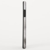Marmer Achtergrond met Monogram Case-Mate iPhone Case (Achterkant/rechts)