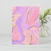 Marmer achtergrond - roze en paars kaart (Staand voorkant)