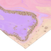 Marmer achtergrond - roze en paars tafelkleed (Gekanteld)