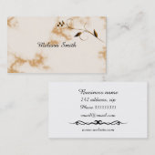 Marmer achtergrond visitekaartje (Voorkant / Achterkant)