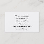 Marmer achtergrond visitekaartje (Achterkant)