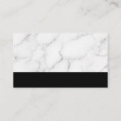 Marmer Achtergrond | Visitekaartje QR-code (Achterkant)