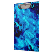 Marmer Acrylverf in blauw Klembord (Links)