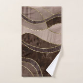Marmer Agaat Goud Glam 4 - landschap Bad Handdoek (Handdoek)