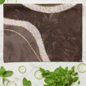 Marmer Agaat Goud Glam 5 Theedoek (Gevouwen)