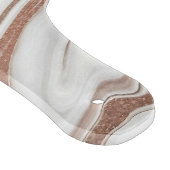 Marmer Agaat Goud Glitter Monogram Initiaal Naam Snijplank (Hoek)