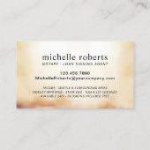 Marmer Agate foto van de Notarische Ondertekenaar Visitekaartje (Achterkant)