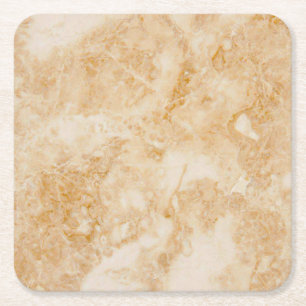 marmer beige Square Onderzetters