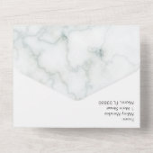 Marmer Beton Grijs Alles In Een Uitnodiging (Achterkant)