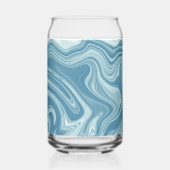 marmer blauw blikvorm glas (Links)