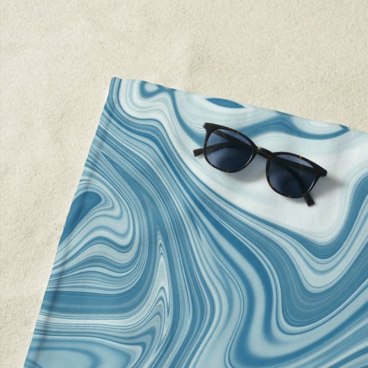 marmer blauw strandlaken (In situ)