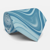 marmer blauw stropdas (Opgerold)