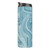 marmer blauw thermosbeker (Geroteerd rechts)