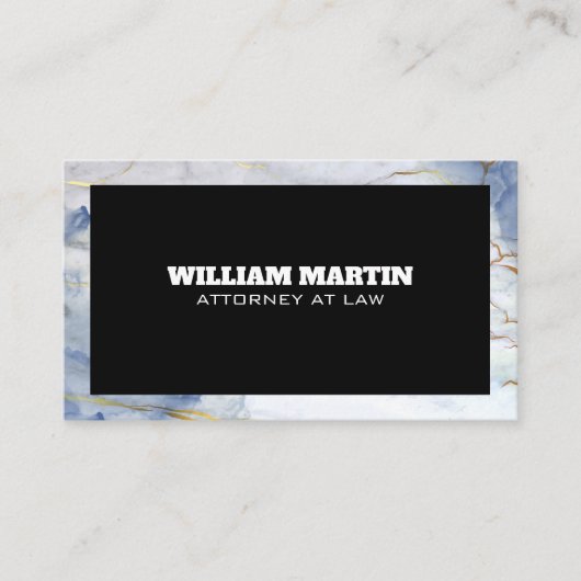 Marmer Border | Klassiek Visitekaartje (Voorkant)