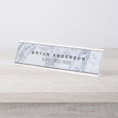 Marmer Bureau Naambordje (Voorkant)